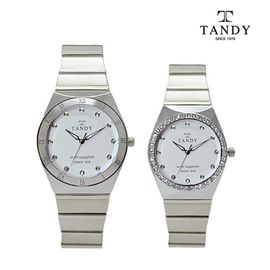 [TANDY] Sapphire Metal Watch TS 301 – Semi Sapphire Glass, Simple & Sophisticated Design, Perfect Couple Watch for Men & Women